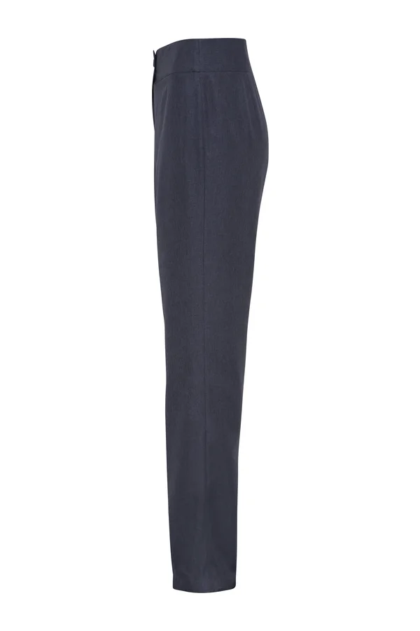 Gerade geschnittene Hose „Iris“ Heather Black