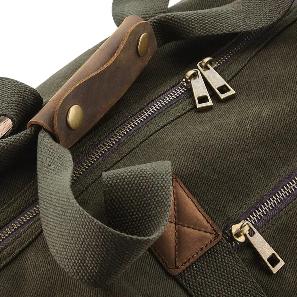 Heritage waxed canvas hold-all bag