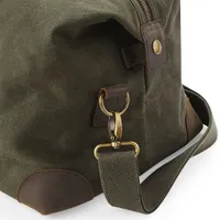 Heritage waxed canvas hold-all bag