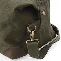 Heritage waxed canvas hold-all bag