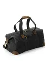Beuteltasche aus Heritage-Wachstuch Black