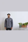 Denim chef's jacket