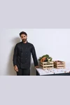 Long Sleeve Press Stud Chef's Jacket