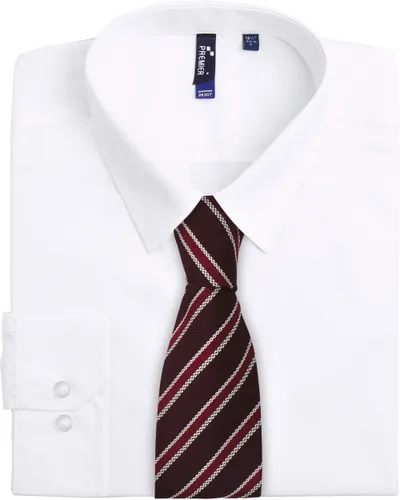 Waffle stripe tie