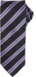 Waffle stripe tie