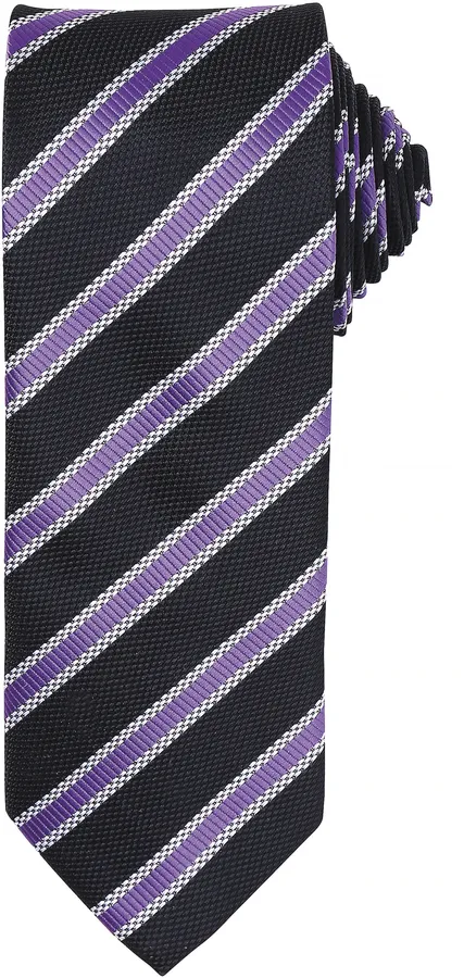 Waffle stripe tie