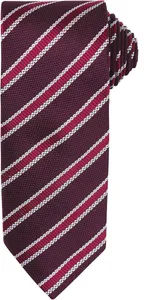 Waffle stripe tie