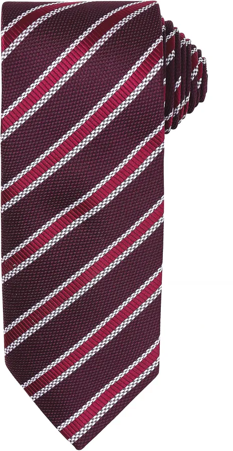 Waffle stripe tie