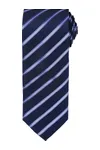 Sports stripe tie Navy / Royal Blue