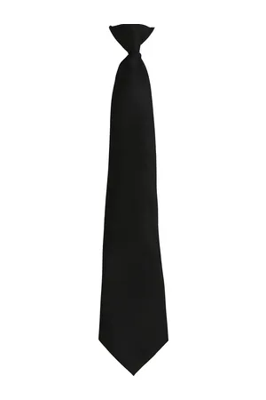 Colours Fashion Clip Tie Black