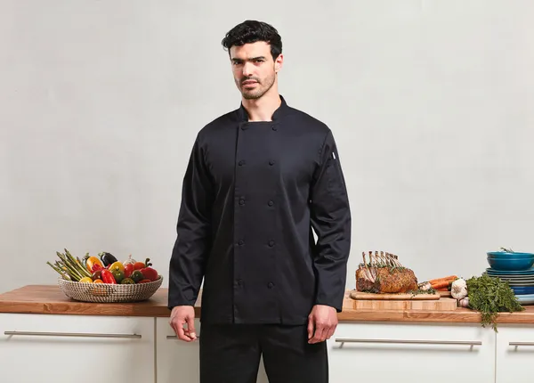 Coolchecker® long-sleeved chef’s jacket