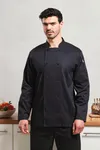 Langärmelige Kochjacke Coolchecker® Black