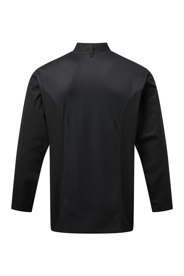Langärmelige Kochjacke Coolchecker® Black