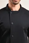Kurzärmelige Kochjacke „Essential“ Black