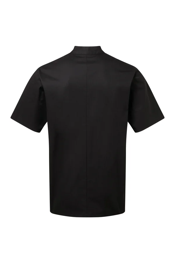 Kurzärmelige Kochjacke „Essential“ Black