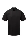 Kurzärmelige Kochjacke „Essential“ Black