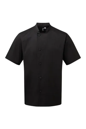 Kurzärmelige Kochjacke „Essential“ Black
