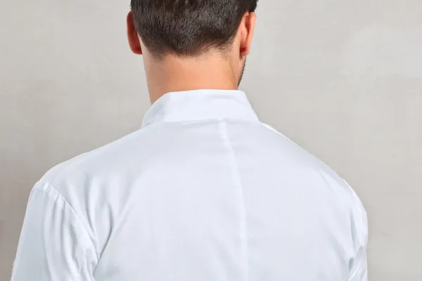 ‘Essential’ long-sleeved chef’s jacket.
