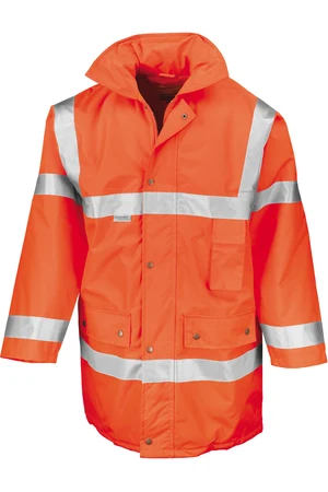 High-Viz Safety Jacket Fluorescent Orange