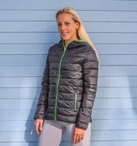 Womens Snow bird Hooded Jacket