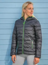 Womens Snow bird Hooded Jacket
