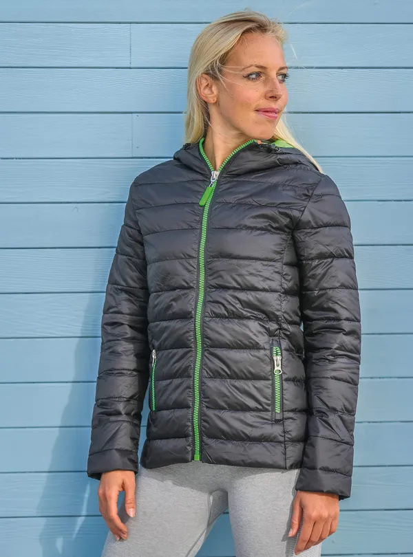 Womens Snow bird Hooded Jacket