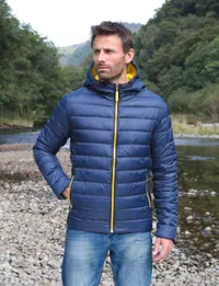 Mens Snow bird Hooded Jacket