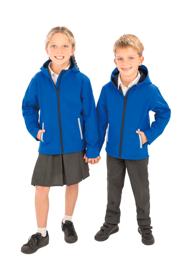 Kids Tx Performance Hooded Softshell Jacket