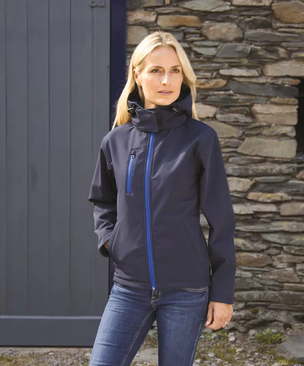 Womens TX Performance Hooded Soft Shell Jacket