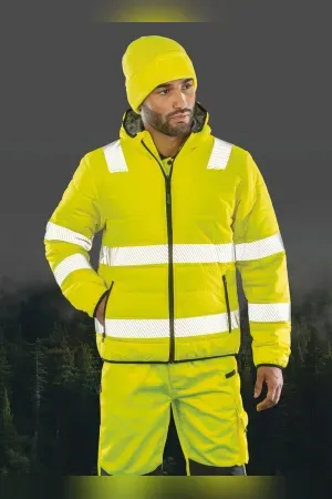 Recycled ripstop padded safety jacket