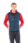 Black compass padded soft shell gilet