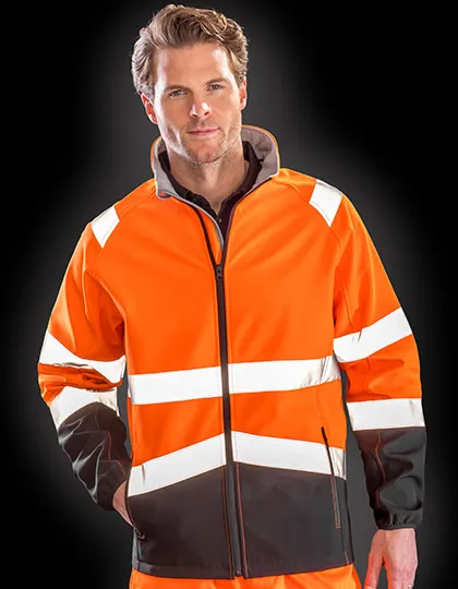 Printable Safety Softshell Jacket