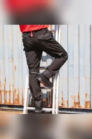 Softshell slim work trouser