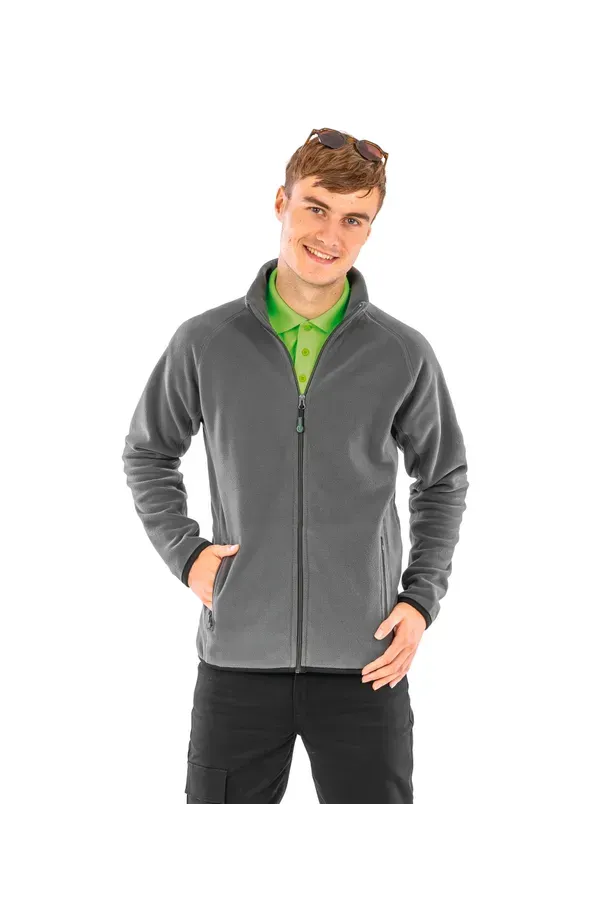 Polarthermie-Jacke aus recyceltem Fleece.