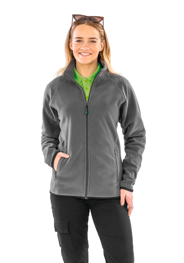 Polarthermie-Jacke aus recyceltem Fleece.