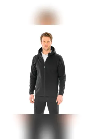 Hoodie made of recycled microfleece