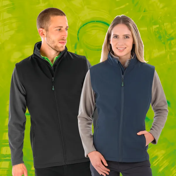 Recycelter Softshell-Bodywarmer für Herren