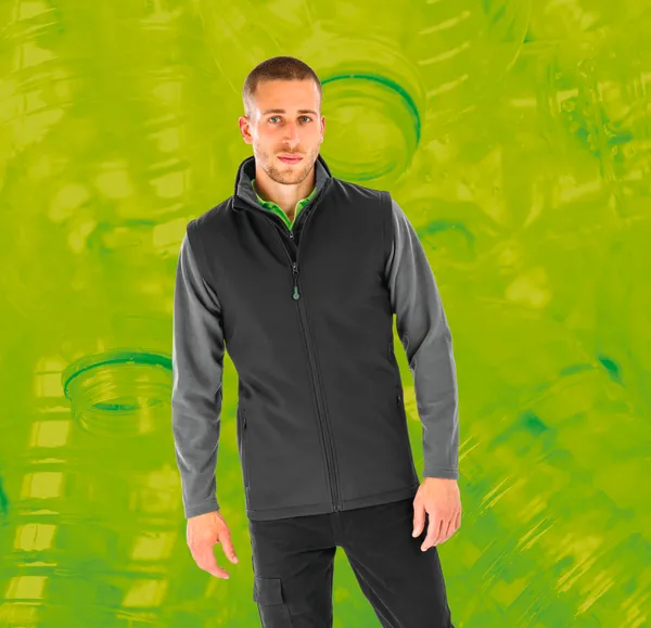 Recycelter Softshell-Bodywarmer für Herren