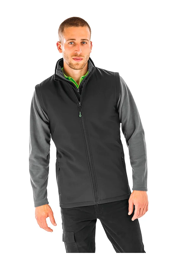 Recycelter Softshell-Bodywarmer für Herren
