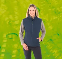 Recycelter Softshell-Bodywarmer für Damen