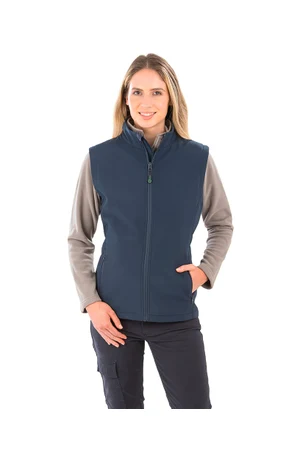 Recycelter Softshell-Bodywarmer für Damen