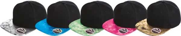 Bronx Glitter Flat Peak Snapback Cap