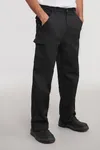 Polycotton Twill Trousers Black