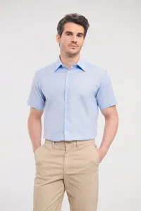 Men's Short Sleeve Tailored Oxford Shirt