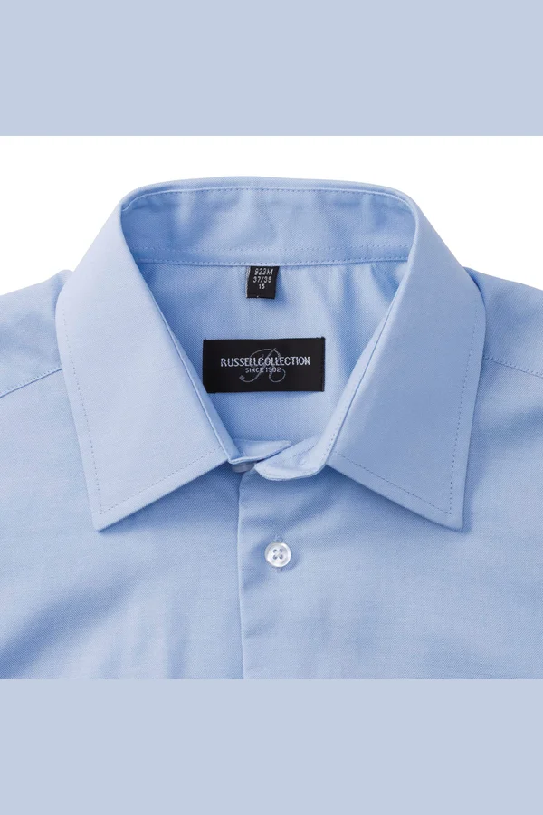 Men's Short Sleeve Tailored Oxford Shirt
