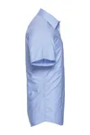 Tailliertes Oxford Hemd -⁠ Kurzarm Oxford Blue