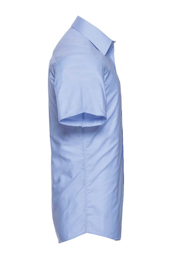 Tailliertes Oxford Hemd - Kurzarm Oxford Blue