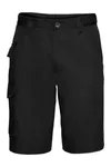 Polycotton Twill Shorts Black