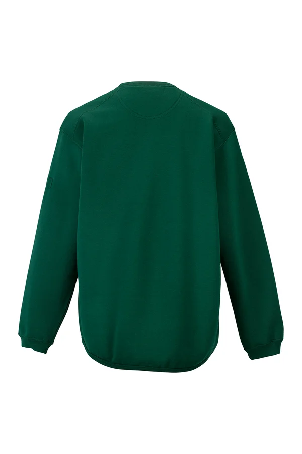 Heavy Duty Crew Neck Sweatshirt Bottle Green