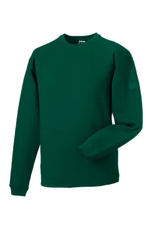 Heavy Duty Crew Neck Sweatshirt Bottle Green